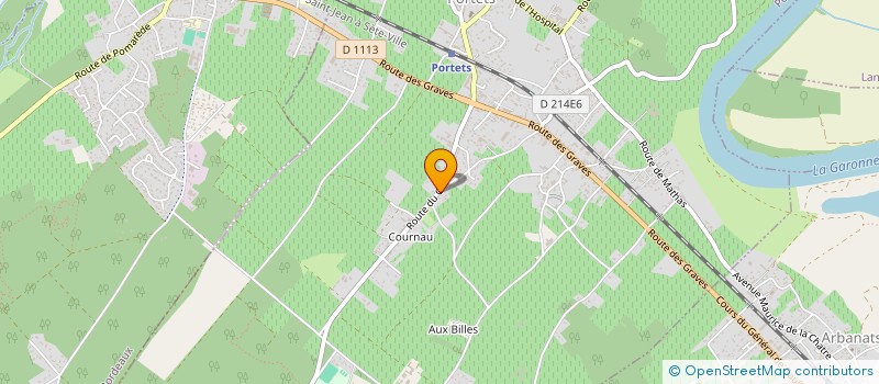 localisation de l'entreprise LA FLEUR ROYANNAISE  PORTETS