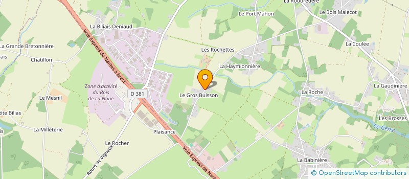 localisation de l'entreprise LA FLEURAIS  VIGNEUX-DE-BRETAGNE