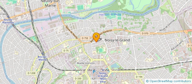 localisation de l'entreprise LA FLEURINOISE à NOISY-LE-GRAND