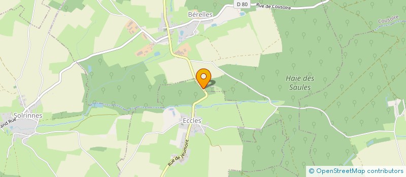 localisation de l'entreprise LA FLEURISIENNE à BERELLES