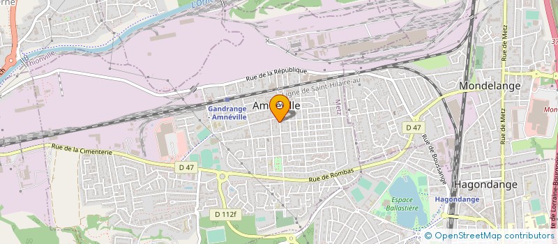 localisation de l'entreprise LA FLEURISTE DU COIN à AMNEVILLE