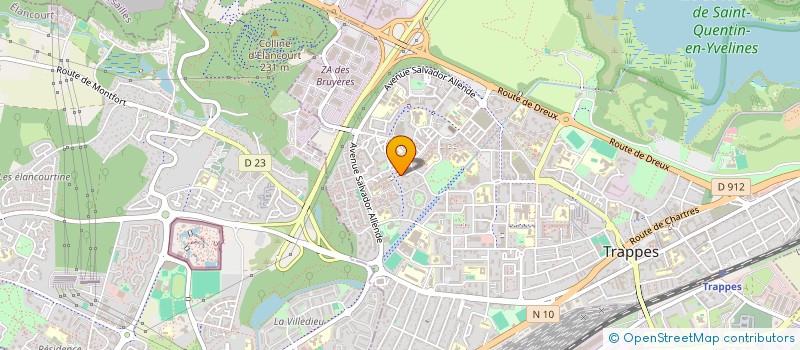 localisation de l'entreprise LA FLEX  TRAPPES