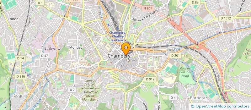 localisation de l'entreprise LA FLIA  CHAMBERY