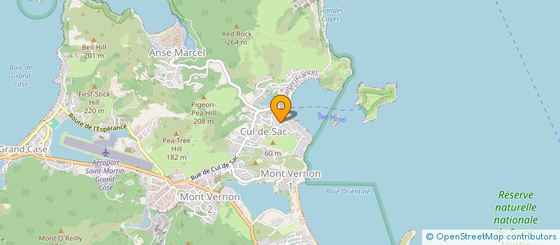 localisation de l'entreprise LA FLIBUSTE à SAINT-MARTIN