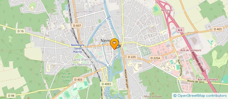 localisation de l'entreprise LA FLIBUSTE  NEMOURS