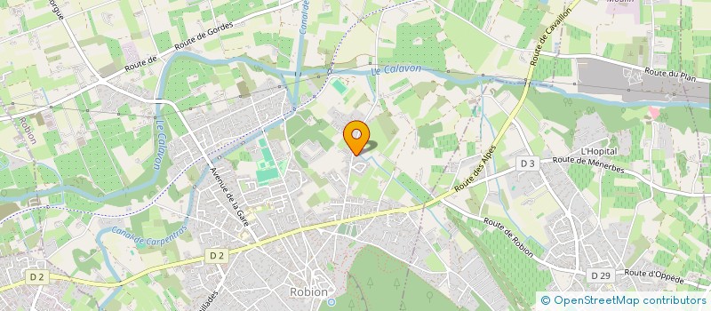 localisation de l'entreprise LA FLORA LEDUC  ROBION