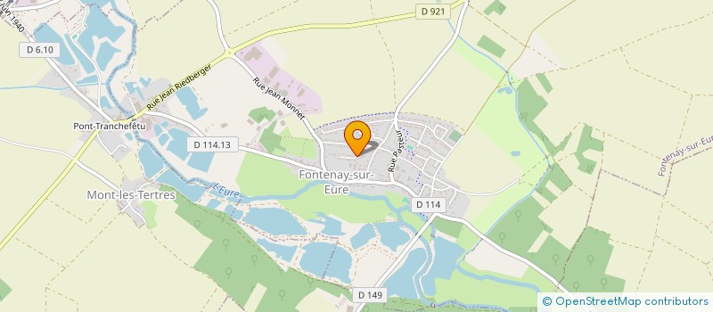 localisation de l'entreprise LA FLORAISON à FONTENAY-SUR-EURE