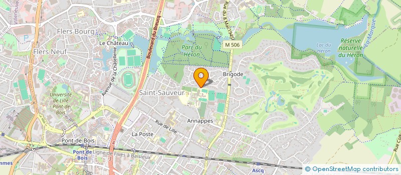 localisation de l'entreprise LA FLORANE à VILLENEUVE-D'ASCQ