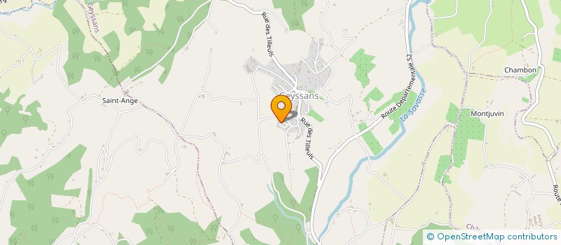 localisation de l'entreprise LA FLORELIA  GEYSSANS