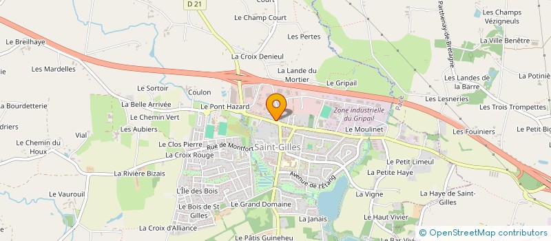 localisation de l'entreprise LA FLORENTINE à SAINT-GILLES