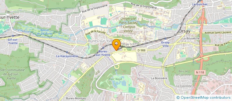 localisation de l'entreprise LA FLORENTINE à BURES-SUR-YVETTE