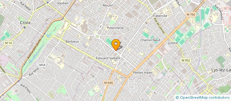 localisation de l'entreprise LA FLORENTINE  ROUBAIX