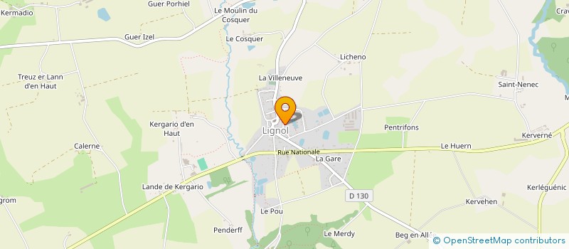 localisation de l'entreprise LA FLORENTINE  LANGOELAN