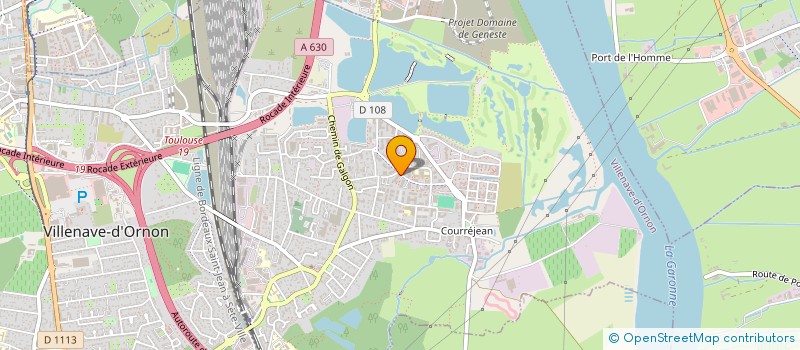 localisation de l'entreprise LA FLORENTINE DU SOLEIL  VILLENAVE-D'ORNON