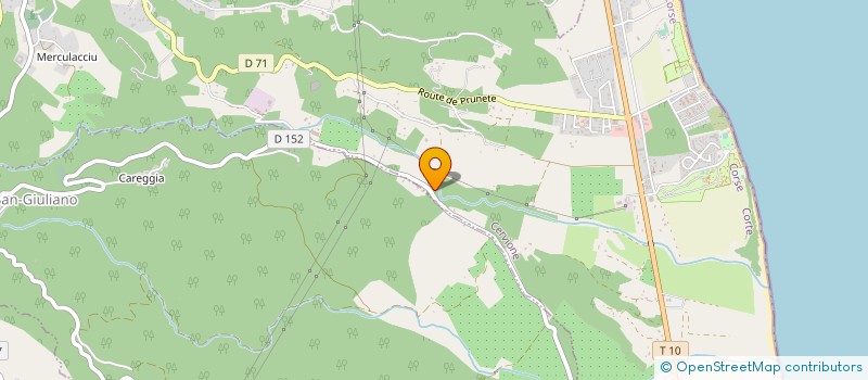localisation de l'entreprise LA FLORESTA à CERVIONE