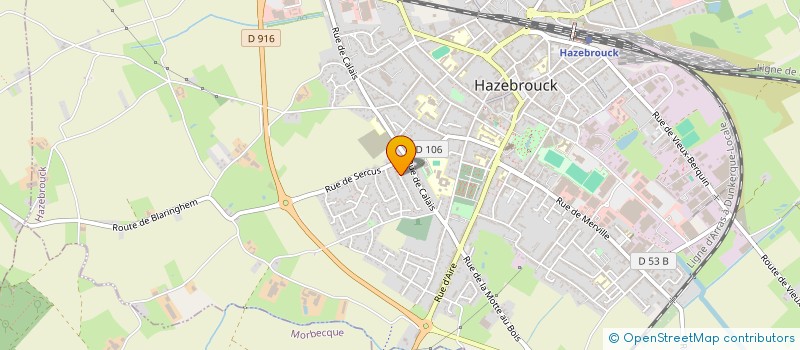 localisation de l'entreprise LA FLORESTA  HAZEBROUCK