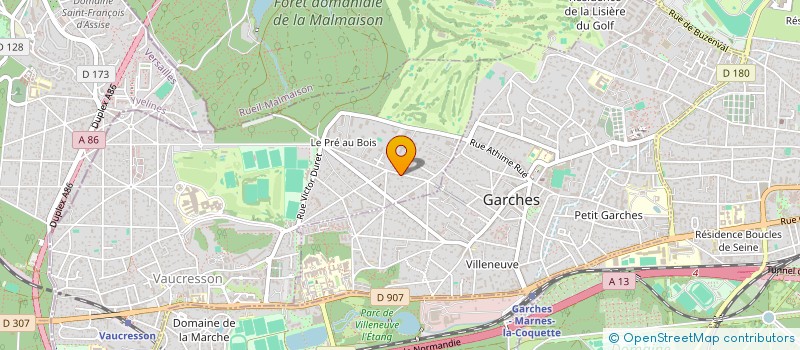 localisation de l'entreprise LA FLORIA à VAUCRESSON