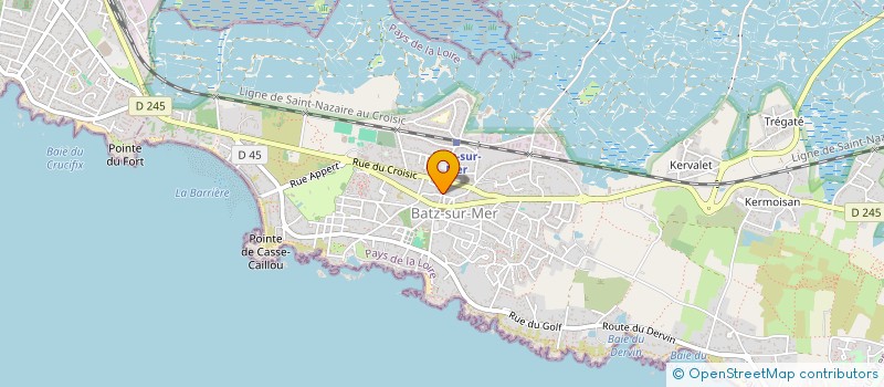 localisation de l'entreprise LA FLORIDITA  BATZ-SUR-MER