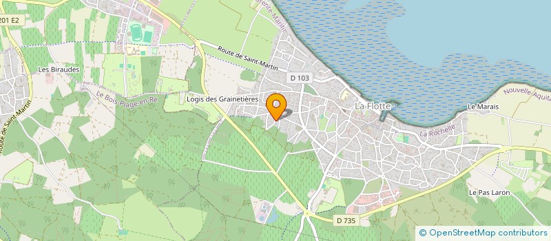 localisation de l'entreprise LA FLOTTE  LA FLOTTE