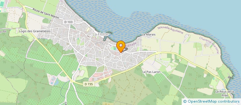 localisation de l'entreprise LA FLOTTE  LA FLOTTE