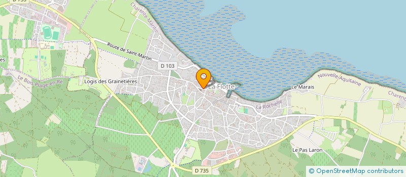 localisation de l'entreprise LA FLOTTE EN FETE  LA FLOTTE