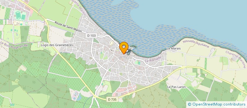 localisation de l'entreprise LA FLOTTE EN ROSE  LA FLOTTE