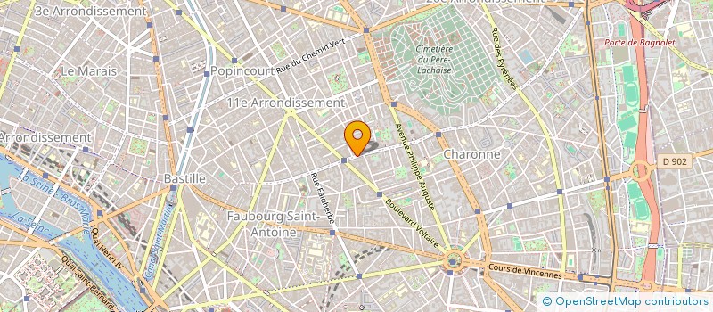 localisation de l'entreprise LA FLOTTE FRANCAISE à PARIS