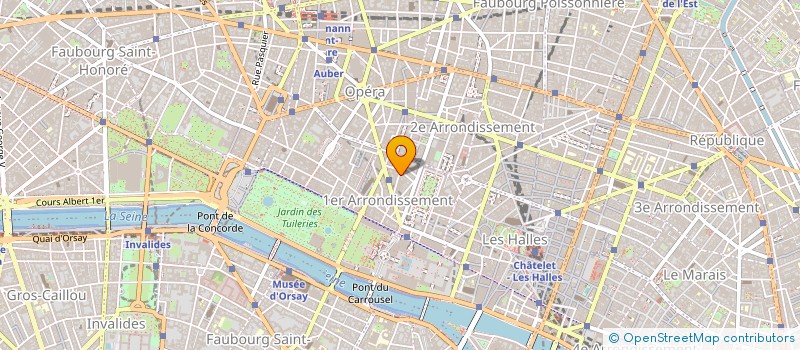 localisation de l'entreprise LA FLOTTERIE à PARIS