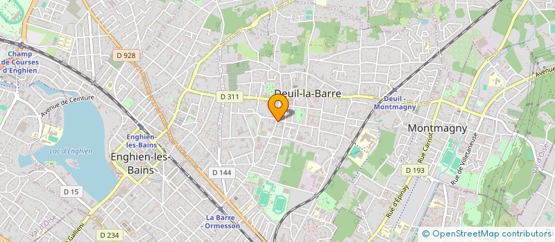 localisation de l'entreprise LA FLUTE DE PAIN à DEUIL-LA-BARRE