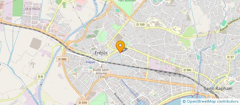 localisation de l'entreprise LA FLUTE DOREE à FREJUS