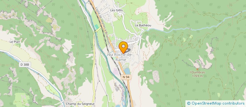 localisation de l'entreprise LA FLUTE EN CHANTIER  LA ROCHE-DE-RAME