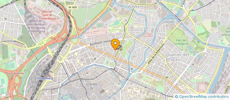 localisation de l'entreprise LA FLUTE ENCHANTEE à STRASBOURG
