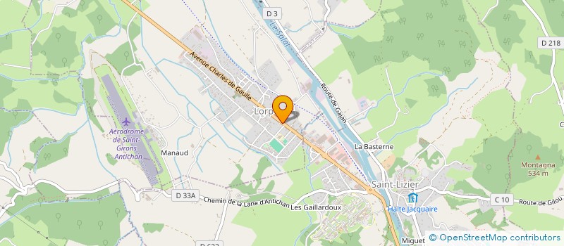 localisation de l'entreprise LA FLUTE ENCHANTEE à LORP-SENTARAILLE