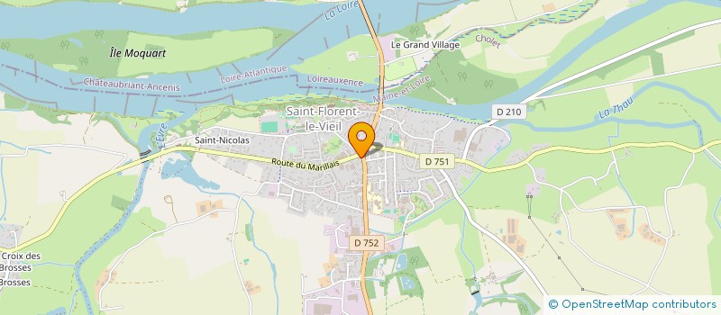 localisation de l'entreprise LA FLUTE LIGERIENNE à MAUGES-SUR-LOIRE