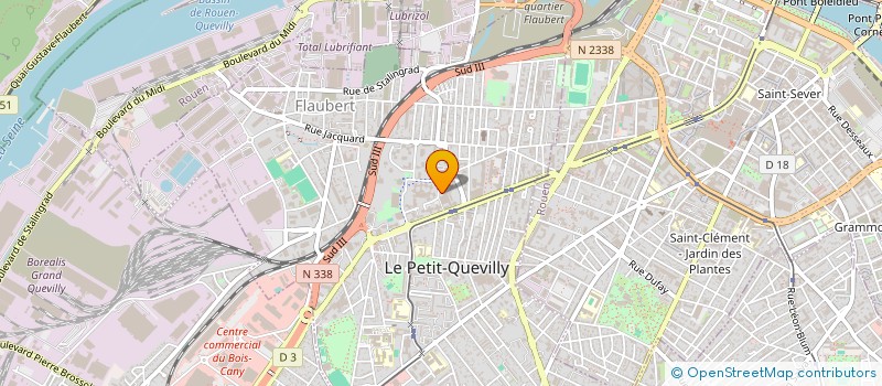 localisation de l'entreprise LA FOCALE à LE PETIT-QUEVILLY