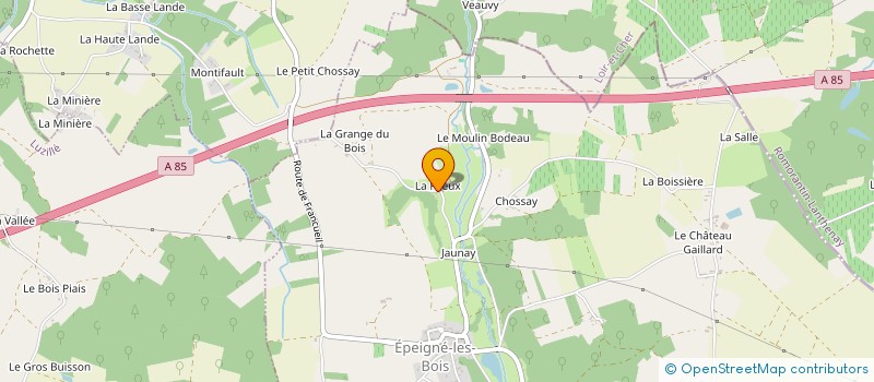 localisation de l'entreprise LA FOEUX  EPEIGNE-LES-BOIS