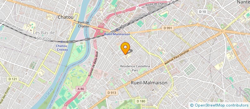 localisation de l'entreprise LA FOGATA à RUEIL-MALMAISON