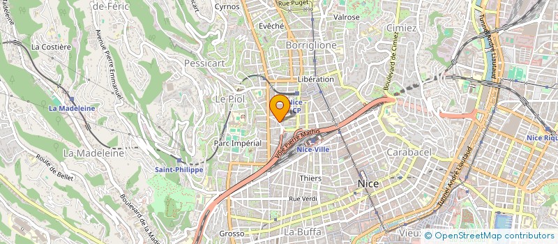 localisation de l'entreprise LA FOI EN ACTION à NICE