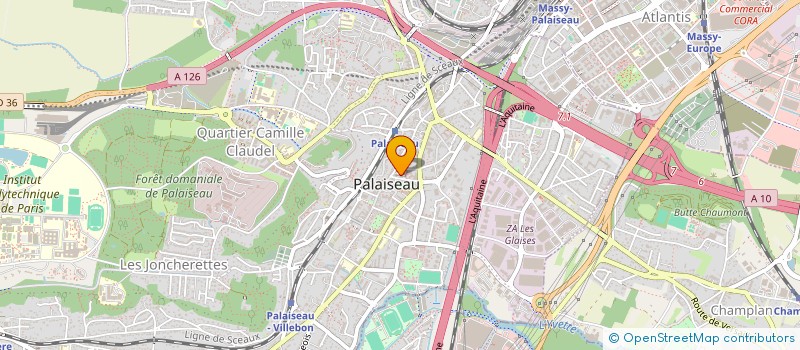 localisation de l'entreprise LA FOIRE AU BONHEUR à PALAISEAU