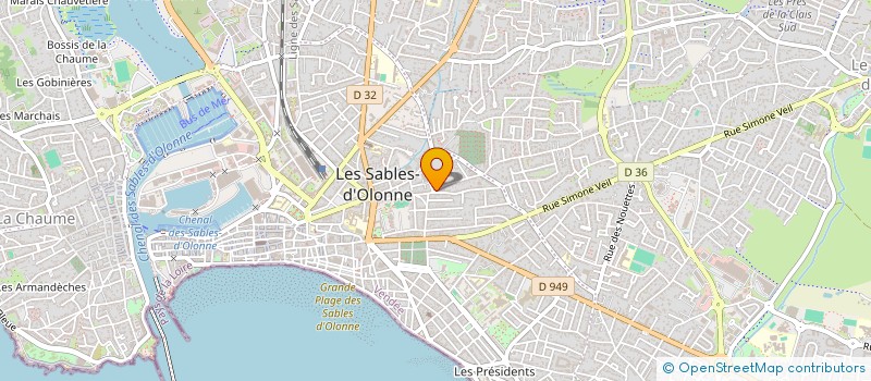 localisation de l'entreprise LA FOIRE AUX CHATS à LES SABLES D'OLONNE