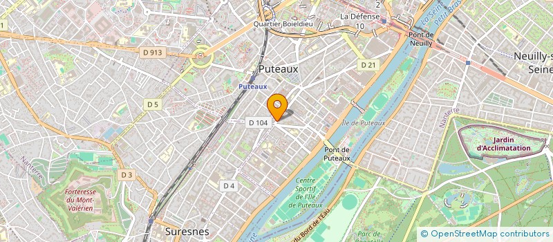 localisation de l'entreprise LA FOIRE AUX PIZZAS  PUTEAUX