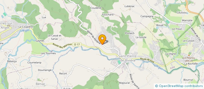 localisation de l'entreprise LA FOIX DES ARTISTES à SAINT-MARTIN-DE-CARALP
