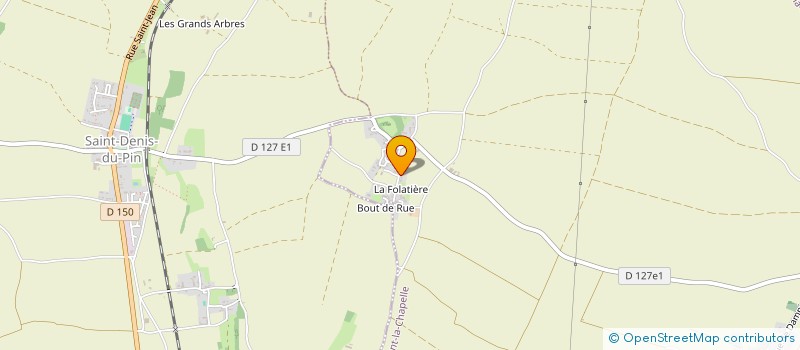 localisation de l'entreprise LA FOLATIERE  ESSOUVERT