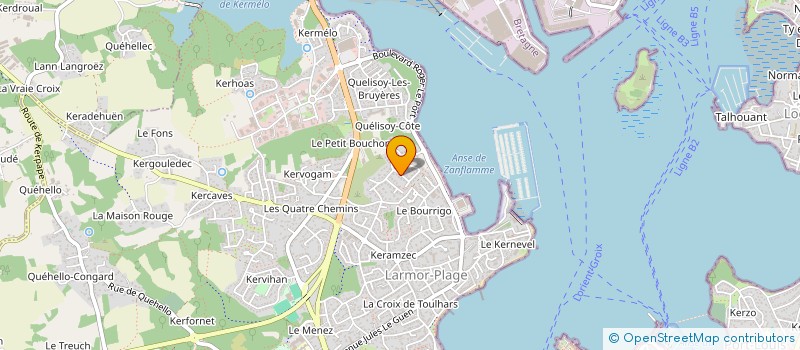 localisation de l'entreprise LA FOLERIERE  LARMOR-PLAGE