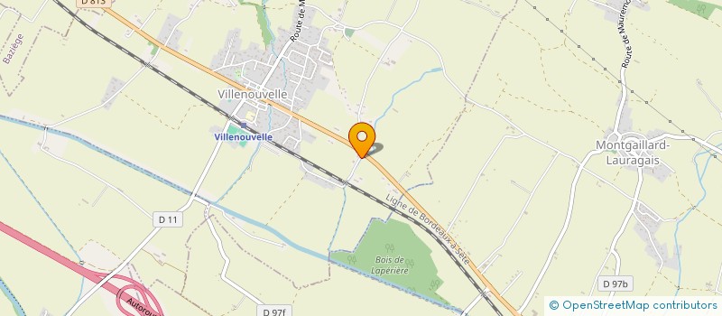 localisation de l'entreprise LA FOLIA  VILLEFRANCHE-DE-LAURAGAIS