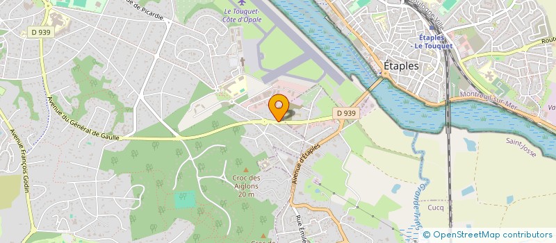 localisation de l'entreprise LA FOLIE à LE TOUQUET-PARIS-PLAGE