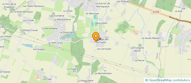 localisation de l'entreprise LA FOLIE  SAINT MARTIN LE BEAU