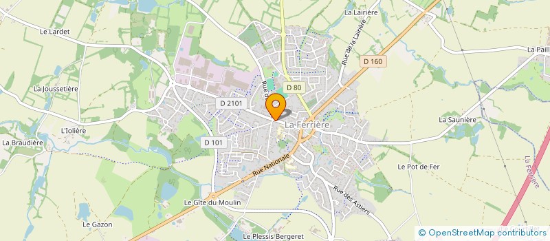 localisation de l'entreprise LA FOLIE DAV&LO à LA FERRIERE