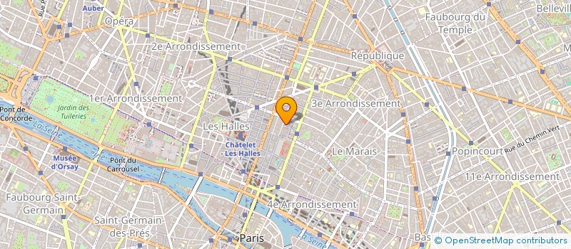 localisation de l'entreprise LA FOLIE DES GLANDEURS  PARIS