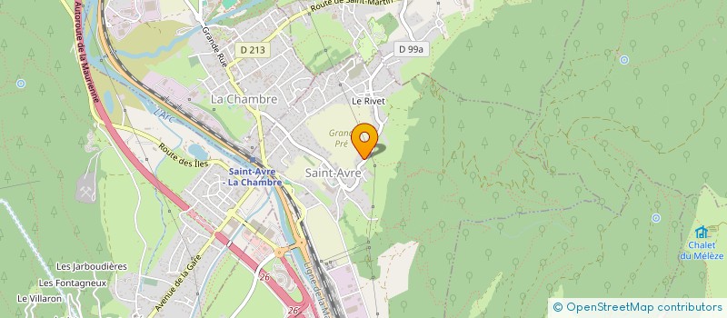 localisation de l'entreprise LA FOLIE DES MIMIS à SAINT-AVRE